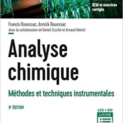 Analyse Chimique Méthodes et Techniques Instrumentales