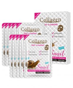 Masque Pour Visage Snail Collagène à la bave d'Escargot