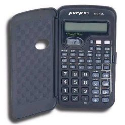 Mini Calculatrice Scientifique Porpo Modèle YH-105 avec Housse de Protection
