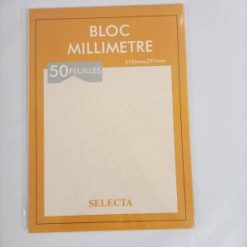 Bloc Papier Millimètre Selecta 50 Feuilles