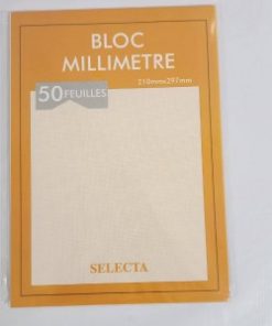 Bloc Papier Millimètre Selecta 50 Feuilles
