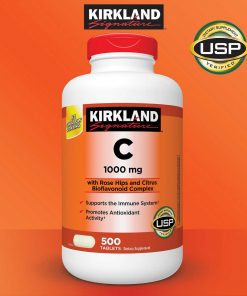 Vitamine C 500 Comprimés, Kirkland Signature, 1000 mg