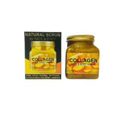 Gommage Naturel Corps et Visage à l'Extrait de Collagène 500 ml