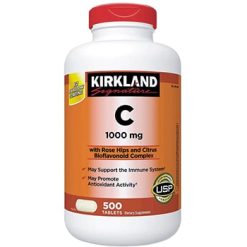 Vitamine C 500 Comprimés, Kirkland Signature 1000 mg