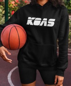 Pull à Capuche KOAS Classic 100% Coton noir