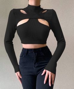 Alternative view of Haut Slim Fit Basic à manches longues