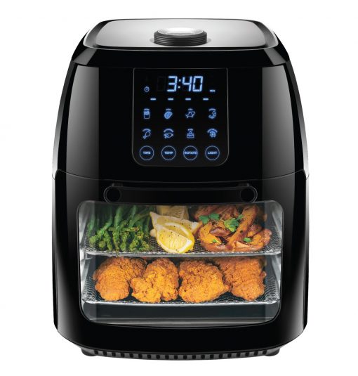 Friteuse à Air Numérique Chefman 6 Litres Rôtissoire Déshydrateur et Four à Convection
