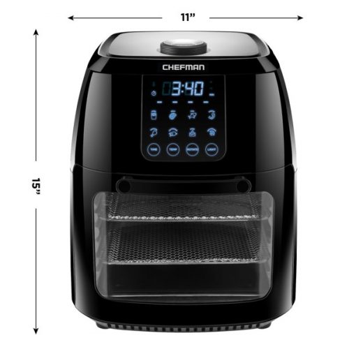 Friteuse à Air Numérique Chefman 6 Litres Rôtissoire Déshydrateur et Four à Convection – Image 2