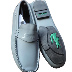 Mocassin en Cuir Vert kaki