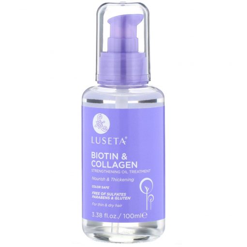 Traitement de Cheveux à l'huile Fortifiante Biotine et collagène 100 ml