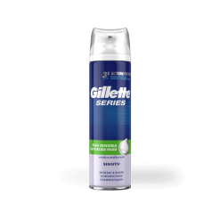 Mousse à Raser à l'Aloe Véra pour Peaux Sensibles Gillette Séries Sensitive 250ml