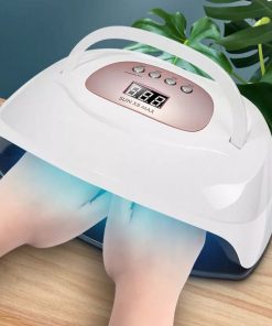 Lampe LUV haute puissance sèche-ongles avec écran LCD à détection automatique, séchage rapide en 10s