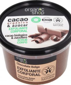 Organic Shop Body Scrub Belgian Chocolate, Exfoliant Corporel 250ml