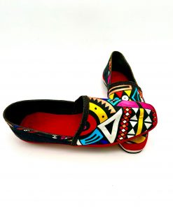Spadril confortable motif pagne multicolor