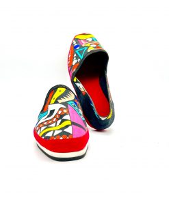 Alternative view of Spadril confortable motif pagne multicolor