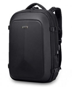 Sac à Dos Multifonctionnel Portable de voyage à Port USB Antivol pour Hommes Noir