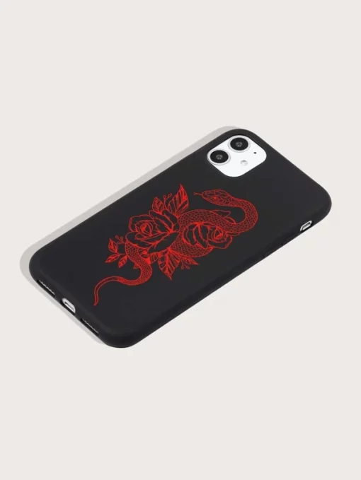Pochette Vintage pour iPhone 11,12 ,13 Pro &Max Rouge – Image 3