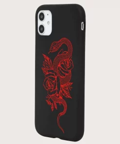 Alternative view of Pochette Vintage pour iPhone 11,12 ,13 Pro &Max Rouge