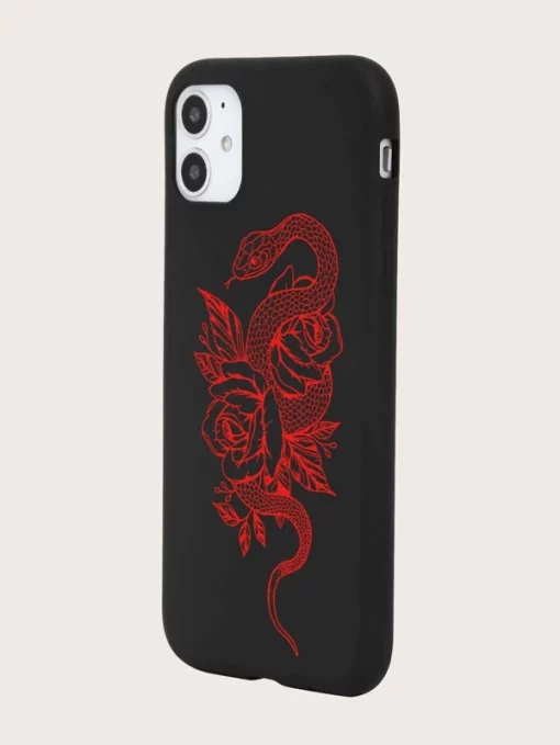 Pochette Vintage pour iPhone 11,12 ,13 Pro &Max Rouge – Image 2