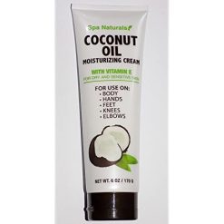 Crème Hydratante à l'Huile de Noix de Coco avec Vitamine E Spa Naturals 170g