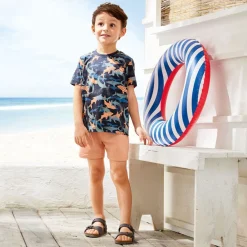 Alternative view of Ensemble Culotte et T-shirt Shark Orange pour Enfant