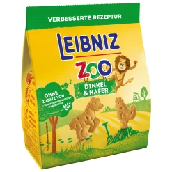 Petits Biscuits au Beurre Leibniz Zoo à l'Epeautre et l'Avoine 125g