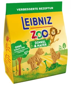 Petits Biscuits au Beurre Leibniz Zoo à l'Epeautre et l'Avoine 125g
