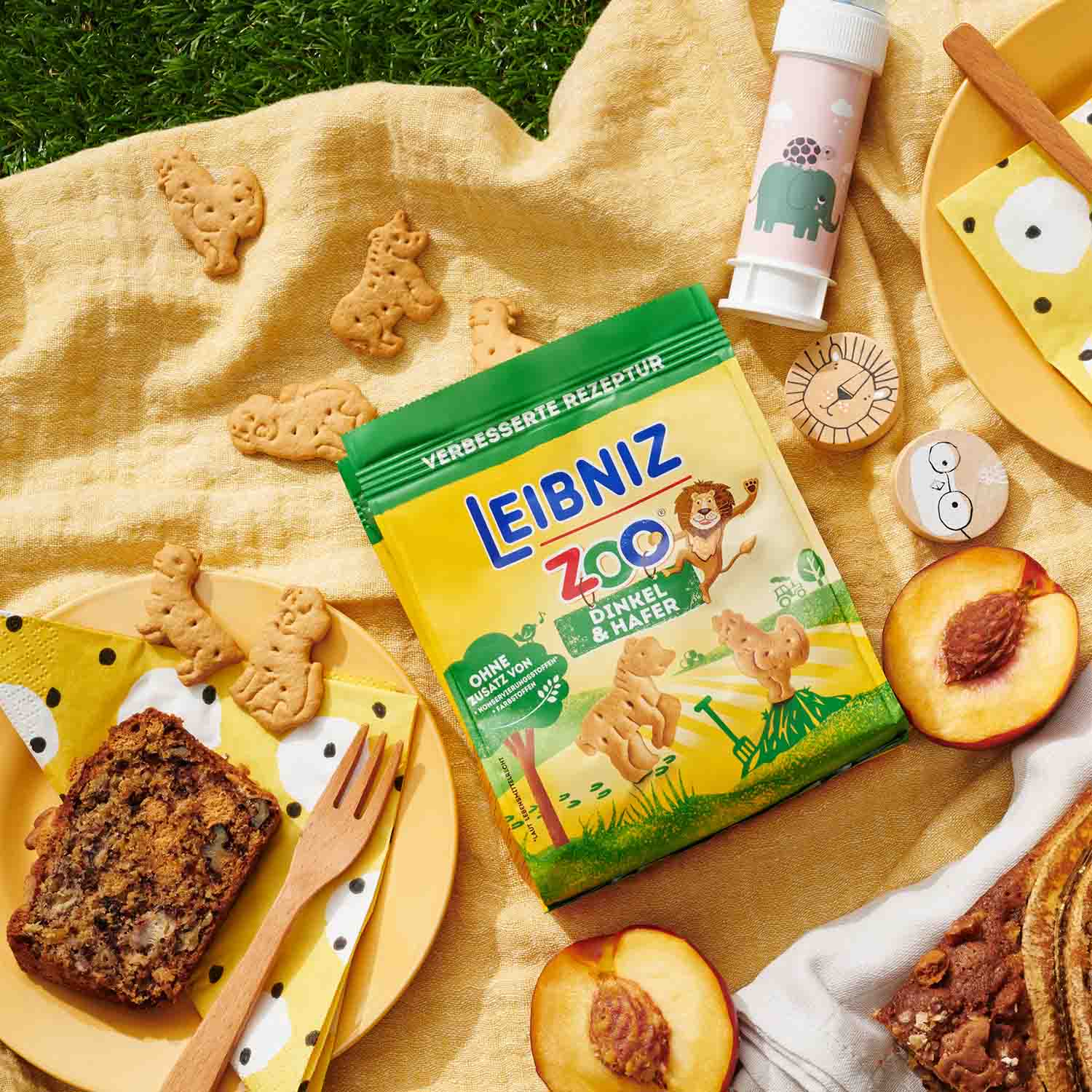 Petits Biscuits au Beurre Leibniz Zoo à l'Epeautre et l'Avoine 125g – Image 2