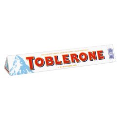 Toblerone Chocolat Blanc avec Miel et aux Amandes de Suisse 100g