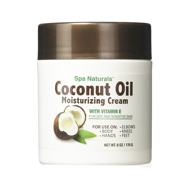 Crème Hydratante à la Noix de Coco Spa Naturals avec Vitamine E 170 g