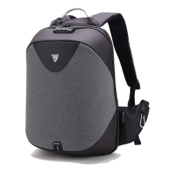 Sac à Dos Professionnel Etanche avec Port de Chargement USB Antivol Unisexes Gris