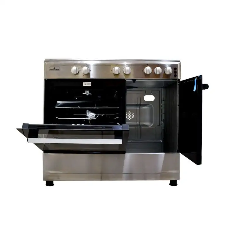 Cuisinière à Gaz Super Flame SFBCK-90605G, 5 Foyers en Acier Inoxydable, Garantie 1 An – Image 3