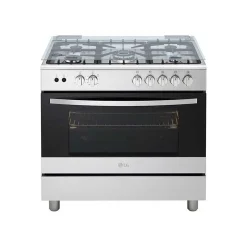 Cuisinière LG FA415RMA Automatique en Inox, 5 Foyers, Système de Chauffage Combiné et Rôtissoire, Garantie 1 An