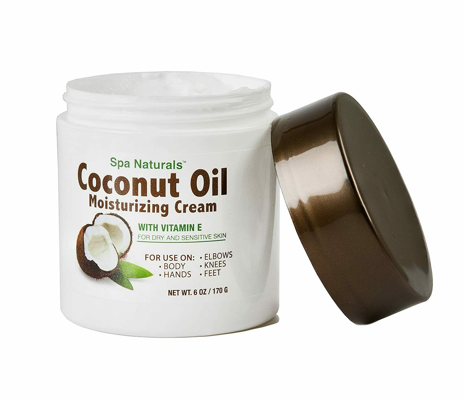 Crème Hydratante à la Noix de Coco Spa Naturals avec Vitamine E 170 g – Image 2