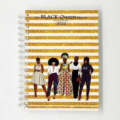 Agenda bilingue femme 2022 : The Black Queen Planner Cicely