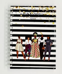 Agenda bilingue femme 2022 : The Black Queen Planner Kimpa