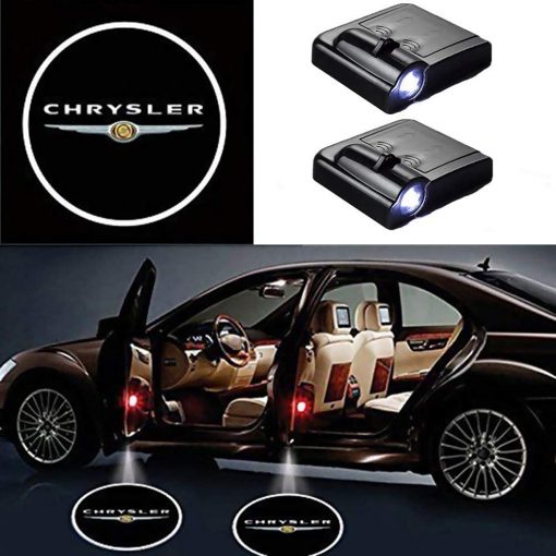 2 Mini Projecteurs Led des Logos de Voiture avec Piles – Image 11
