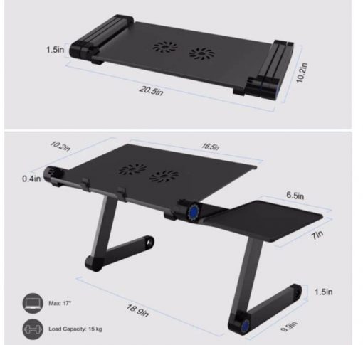 Support Réglable pour PC avec Refroidisseur Intégré – Image 10