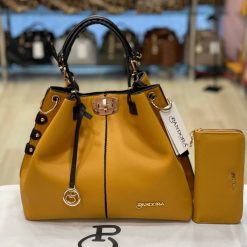 Sac à Main en Cuir Mode Grande Taille et Porte Monnaie Décontracté de Luxe pour Femmes