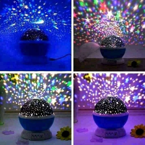 Lampe de Projection Led 3D en Etoile Lumineuse avec Télécommande – Image 9