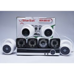 KIT de Camera de Surveillance 8CH AHD, 2.0 MP, STARSAT 1000 Go, Garantie 1 An