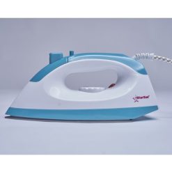 Alternative view of Fer à Repasser STARSAT SS-IR500, Plat à Semelle Anti-adhésive Bleu/Blanc, 40ml, Garantie 1 An