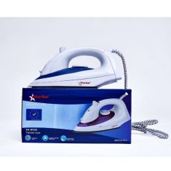 Fer à Repasser à Vapeur STARSAT SS-IR750, Blanc/Violet, 1600W Garantie 1 An