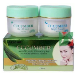 Crème Blanchissante Anti-Rides au Concombre 2 en 1