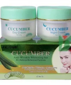 Crème Blanchissante Anti-Rides au Concombre 2 en 1