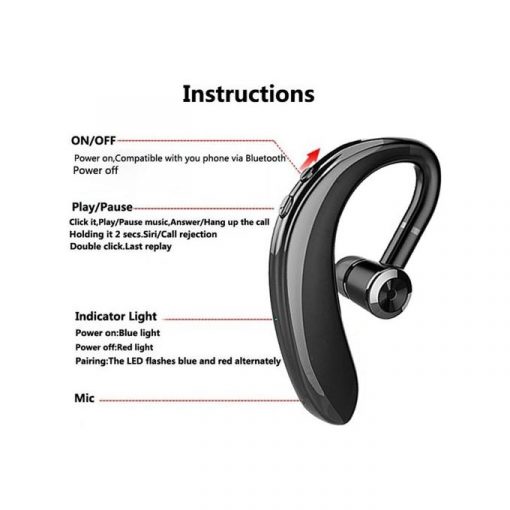 Wireless Ecouteurs Intra-Auriculaires Bluetooth S109 – Image 5