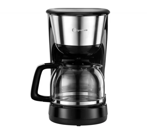 SIGNATURE Cafetière Noir Capacité 10 Tasses 1000W
