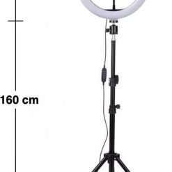 Alternative view of LED Ring Lamp, trépied Professionnel Réglable avec Support de Téléphone