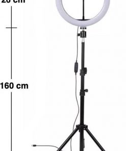 Alternative view of LED Ring Lamp, trépied Professionnel Réglable avec Support de Téléphone