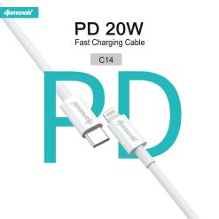 Câble iPhone 20W C14 PD20W Djamanais, Garantie 1 Semaine